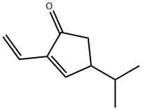 2-Cyclopenten-1-one,2-ethenyl-4-(1-methylethyl)-(9CI) Struktur