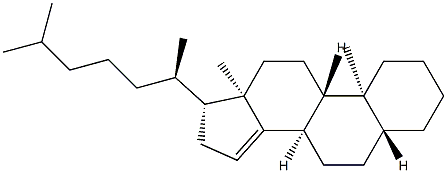 5α-Cholesta-14-ene Struktur