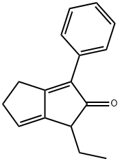 2(1H)-Pentalenone,1-ethyl-4,5-dihydro-3-phenyl-(9CI) Struktur