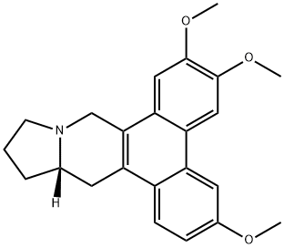 (13aS)-9,11,12,13,13aα,14-Hexahydro-3,6,7-trimethoxydibenzo[f,h]pyrrolo[1,2-b]isoquinoline Struktur