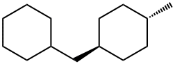 (1α,4β)-4-Methyl-1-(cyclohexylmethyl)cyclohexane Struktur