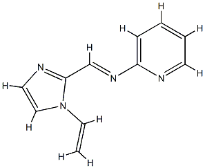 2-Pyridinamine,N-[(1-ethenyl-1H-imidazol-2-yl)methylene]-,[N(E)]-(9CI) Struktur