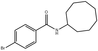 4-bromo-N-cyclooctylbenzamide Struktur