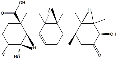 2-oxopomolic acid Struktur