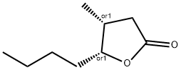 (Z)-oak-lactone,5-butyldihydro-4-methyl-2(3H)-Furanone,(+)-cis-whiskeylactone Struktur