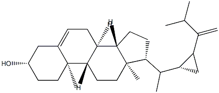 33-Norgorgosta-5,24(28)-dien-3β-ol Struktur