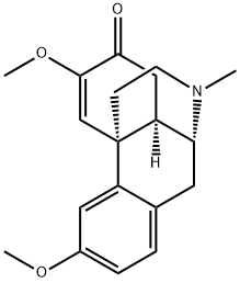 5,6-Didehydro-3,6-dimethoxy-17-methylmorphinan-7-one Struktur