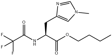 1-Methyl-Nα-(trifluoroacetyl)-L-histidine butyl ester Struktur