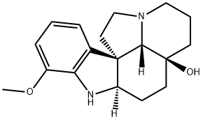 17-Methoxy-20,21-dinoraspidospermidin-5-ol Struktur