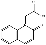 1(2H)-Quinolineaceticacid,2-oxo-(9CI) Struktur