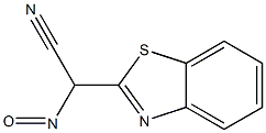 2-Benzothiazoleacetonitrile,alpha-nitroso-(9CI) Struktur