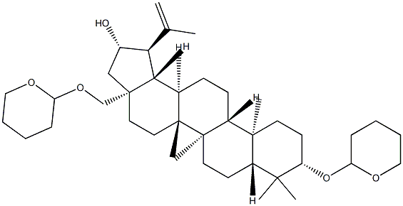 3β,28-Bis[(tetrahydro-2H-pyran-2-yl)oxy]lup-20(29)-en-21β-ol Struktur