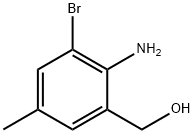 (2-amino-3-bromo-5-methylphenyl)methanol Struktur