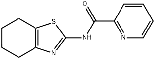 2-Pyridinecarboxamide,N-(4,5,6,7-tetrahydro-2-benzothiazolyl)-(9CI) Struktur