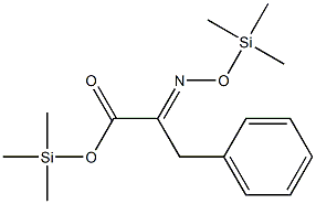 α-[(Trimethylsiloxy)imino]benzenepropanoic acid trimethylsilyl ester Struktur