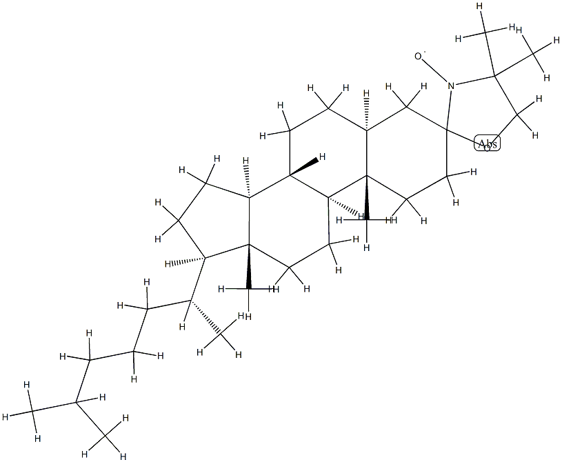 3β-ドキシル-5α-コレスタン 化學(xué)構(gòu)造式