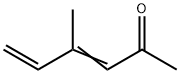 3,5-Hexadien-2-one, 4-methyl- (6CI,9CI) Struktur