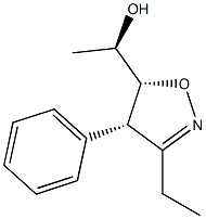 5-Isoxazolemethanol,3-ethyl-4,5-dihydro-alpha-methyl-4-phenyl-,(alphaR,4S,5R)-rel-(9CI) Struktur