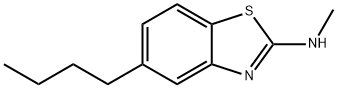 2-Benzothiazolamine,5-butyl-N-methyl-(9CI) Struktur