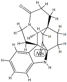 (2α,5α)-Aspidofractinine-3,8-dione Struktur