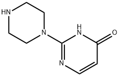 2-(piperazin-1-yl)pyriMidin-4(3H)-one Struktur