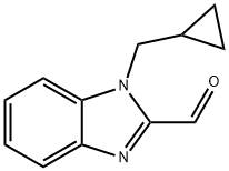 1H-Benzimidazole-2-carboxaldehyde,1-(cyclopropylmethyl)-(9CI) Struktur