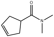 3-Cyclopentene-1-carboxamide,N,N-dimethyl-(9CI) Struktur