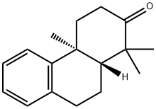 (4aS)-1,1,4aβ-Trimethyl-1,2,3,4,4a,9,10,10aα-octahydrophenanthrene-2-one Struktur