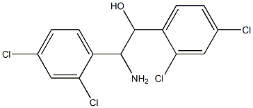 β-Amino-2,4-dichloro-α-(2,4-dichlorophenyl)benzeneethanol Struktur