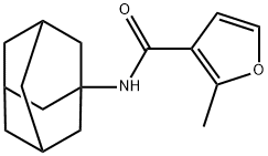 3-Furancarboxamide,2-methyl-N-tricyclo[3.3.1.13,7]dec-1-yl-(9CI) Struktur