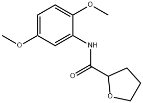 2-Furancarboxamide,N-(2,5-dimethoxyphenyl)tetrahydro-(9CI) Struktur