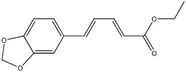 Pepper acid ethyl este Struktur