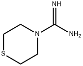 thiomorpholine-4-carboximidamide Struktur