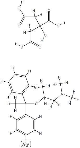 mecloxamine citrate Struktur