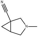 3-Azabicyclo[3.1.0]hexane-1-carbonitrile,3-methyl-(9CI) Struktur