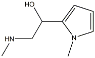 1H-Pyrrole-2-methanol,1-methyl-alpha-[(methylamino)methyl]-(9CI) Struktur