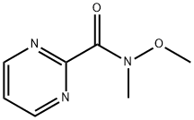 N-methoxy-N-methylpyrimidine-2-carboxamide Struktur