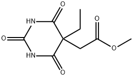 5-Pyrimidineaceticacid,5-ethylhexahydro-2,4,6-trioxo-,methylester(9CI) Struktur