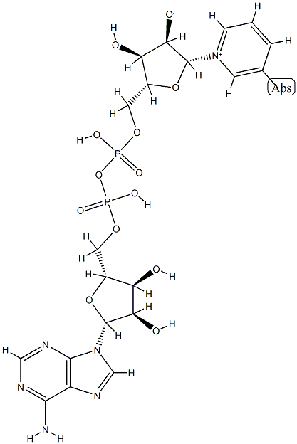 3-iodopyridine-adenine dinucleotide Struktur