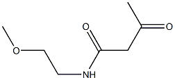 N-(2-methoxyethyl)-3-oxobutanamide Struktur