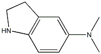 N,N-dimethylindolin-5-amine Struktur