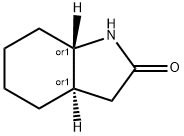 (3aR,7aS)-rel-octahydro-2H-Indol-2-one (Relative struc) Struktur