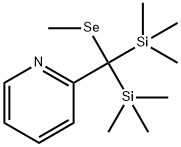 Pyridine,2-[(methylseleno)bis(trimethylsilyl)methyl]-(9CI) Struktur