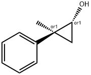 Cyclopropanol, 2-methyl-2-phenyl-, (1R,2S)-rel- (9CI) Struktur