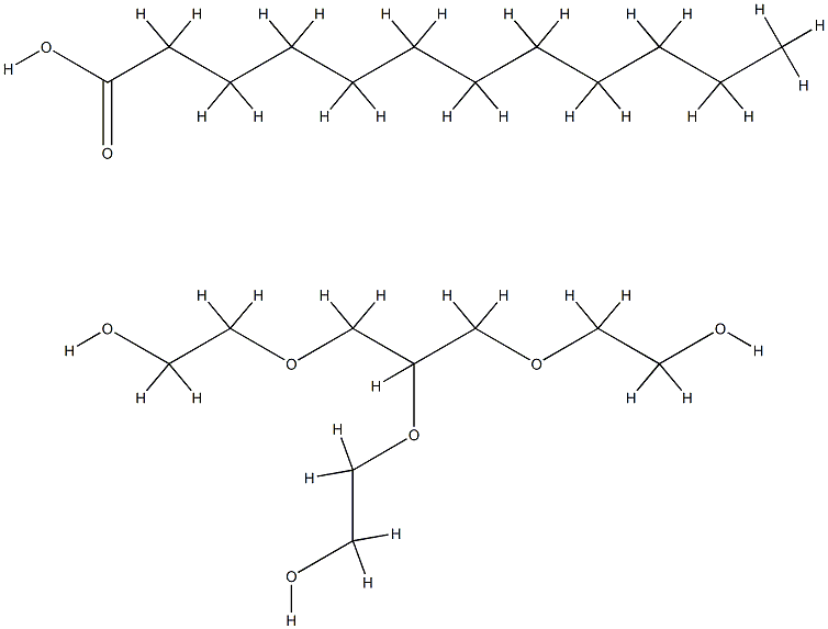 PEG-8 GLYCERYL LAURATE Struktur