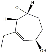 8-Oxabicyclo[5.1.0]oct-2-en-4-ol, 2-ethyl-, (1R,4S,7S)-rel- (9CI) Struktur