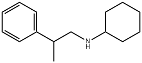 N-(2-phenylpropyl)cyclohexanamine Struktur