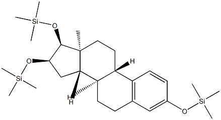 3,16α,17α-Tris(trimethylsiloxy)estra-1,3,5(10)-triene Struktur