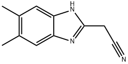 1H-Benzimidazole-2-acetonitrile,5,6-dimethyl-(9CI) Struktur