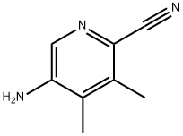 2-Pyridinecarbonitrile,5-amino-3,4-dimethyl-(9CI) Struktur